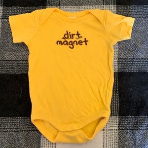 Dirt Magnet Gymboree Onesie
